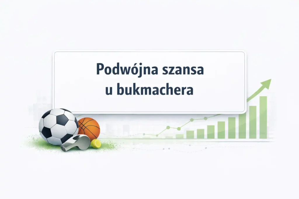 Podwójna szansa u bukmachera - czym są takie zakłady?